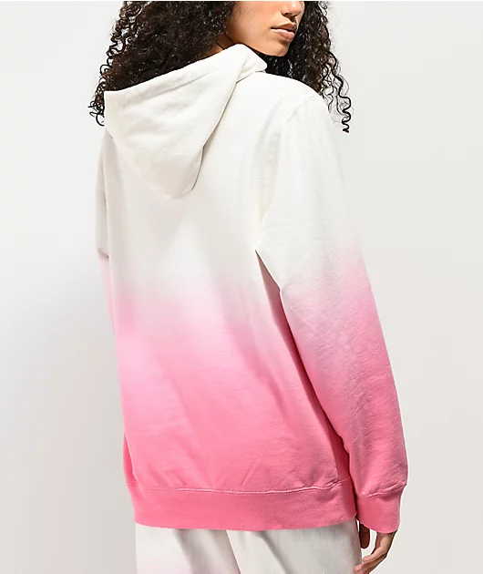By Samii Ryan x Smiley Kind People Pink Dip Dye Hoodie