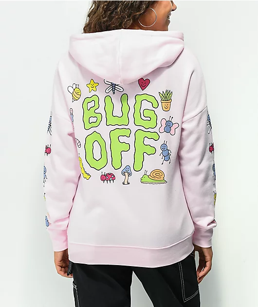 A.LAB Freela Bug Off Pink Hoodie