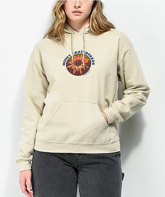 Monet Growth Takes Time Sand Hoodie