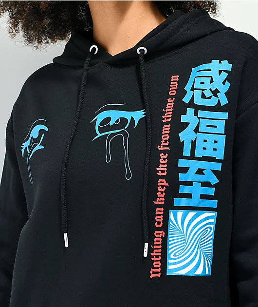 Vitriol Jamison Anime Black Hoodie