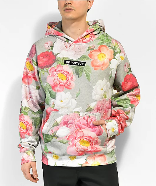 Primitive Eden Grey Hoodie