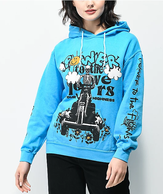 Your Highness Lawnmower Blue Hoodie