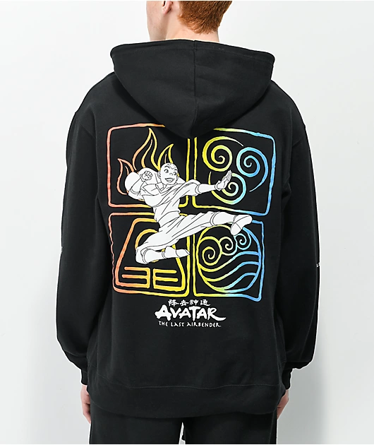 Select Start x Avatar: The Last Airbender Momo Black Hoodie