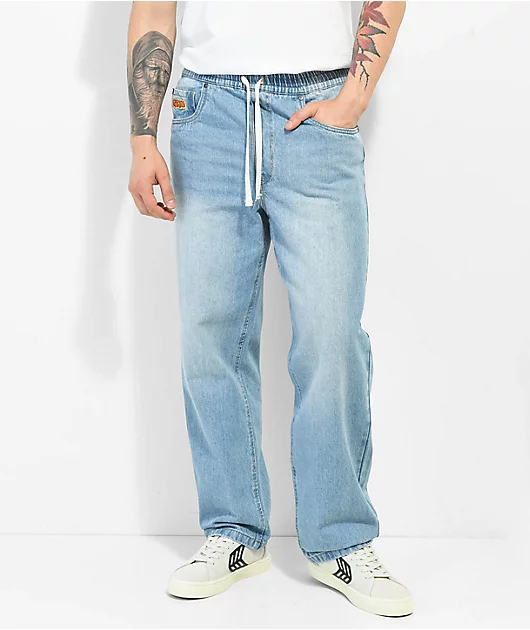 Empyre Johnny Denim Elastic Waist Skate Jeans