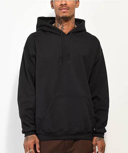 Zine Black Hoodie