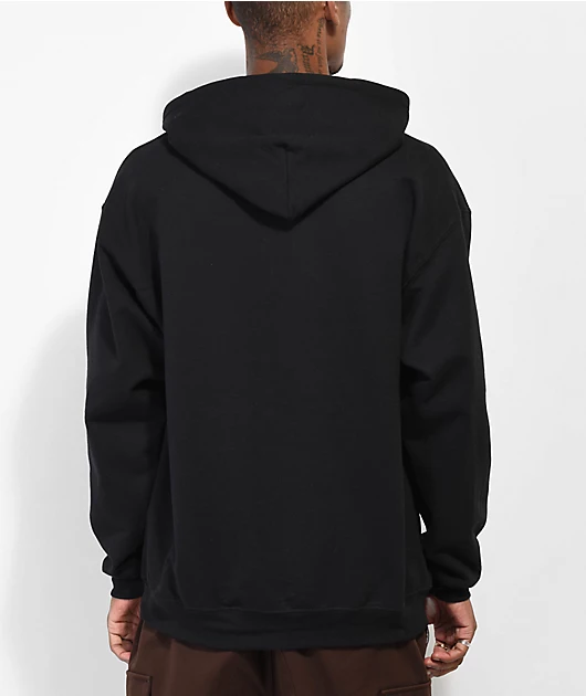 Zine Black Hoodie