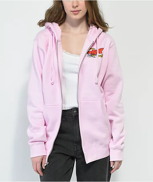 15162-obey-scorpion-pink-zip-hoodie-4.webp Obey Scorpion Pink Zip Hoodie