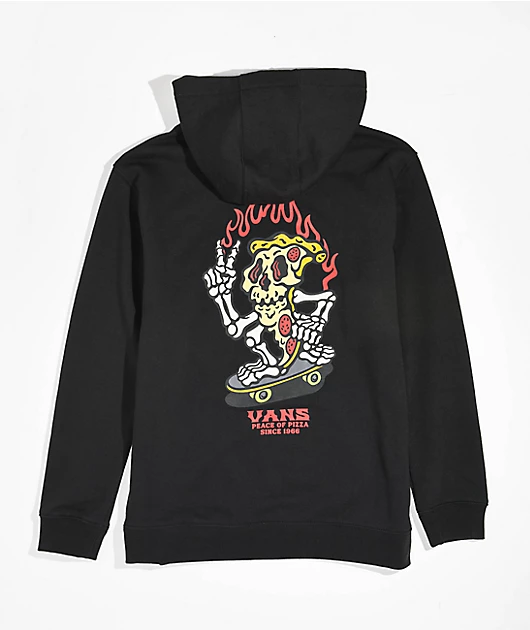 Vans Kids Pizzeria Black Hoodie