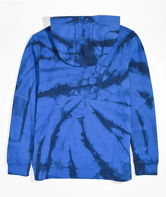 Vans Kids Blue Tie Dye Hoodie