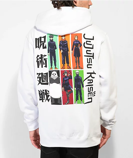 Episode x Jujutsu Kaisen Team Tokyo White Hoodie