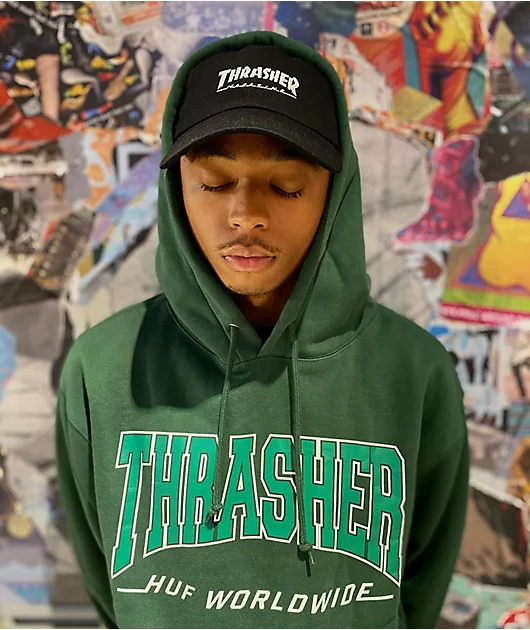 15425-huf-x-thrasher-bayview-forest-green-hoodie-8.webp HUF x THRASHER Bayview Forest Green Hoodie