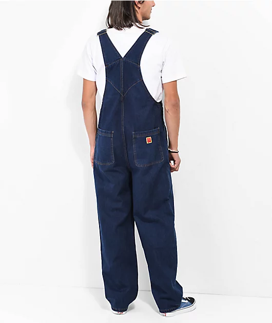 Empyre Loose Fit Evening Skate Denim Overalls