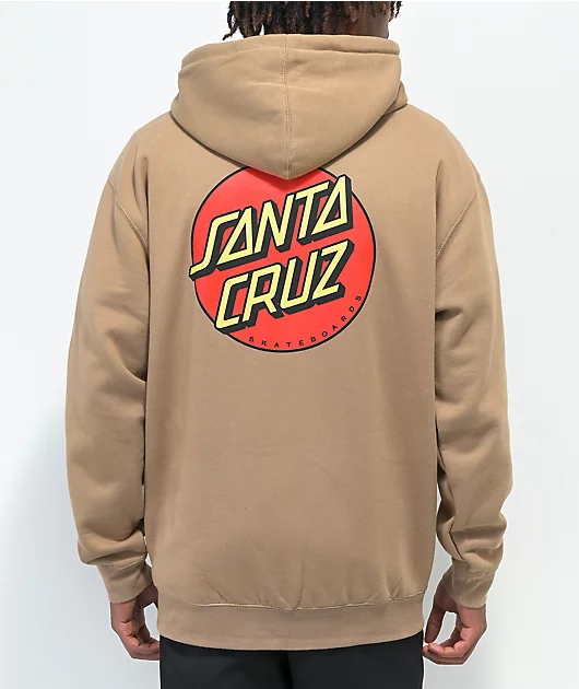 Santa Cruz Classic Dot Sand Zip Hoodie
