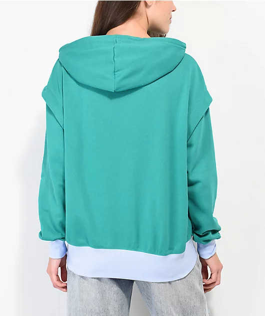 Nike Sportswear Team Nike Green & Blue Hoodie