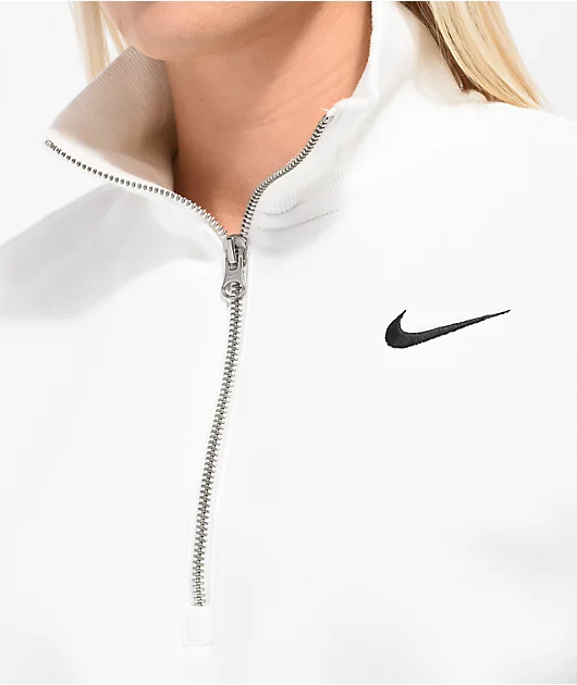 15595-nike-sportswear-phoenix-white-fleece-crop-quarter-zip-sweatshirt-3.webp Nike Sportswear Phoenix White Fleece Crop Quarter Zip Sweatshirt