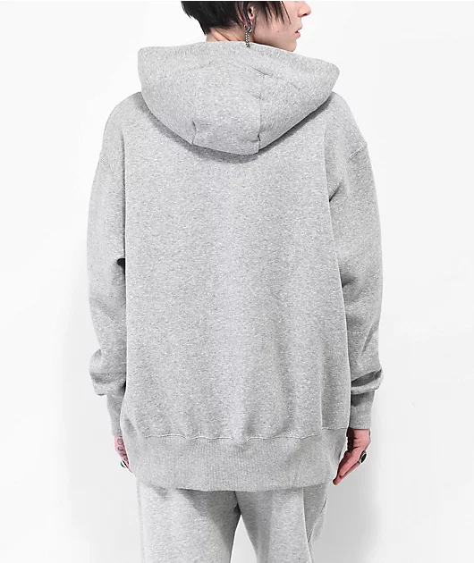 Nike Sportswear Phoenix Fleece Heather Grey Oversized Hoodie