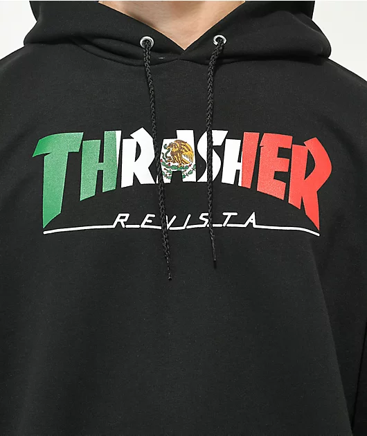 Thrasher Mexico Black Hoodie