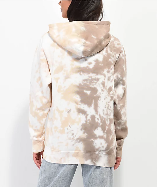 Santa Cruz Mono Split Sun Cream Tie Dye Hoodie