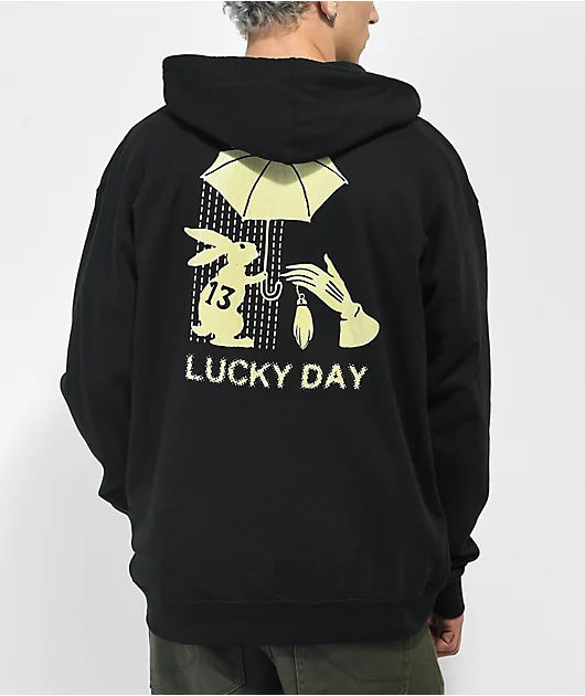 Empyre Lucky Day Black Zip Hoodie
