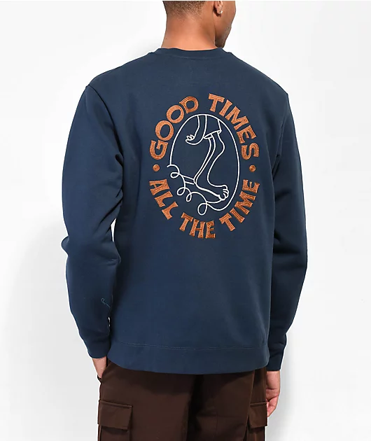 Dark Seas Cambridge Navy Crewneck Sweatshirt