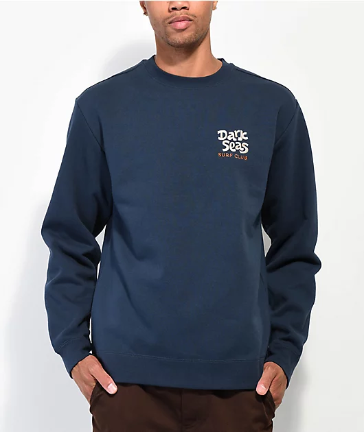 Dark Seas Cambridge Navy Crewneck Sweatshirt