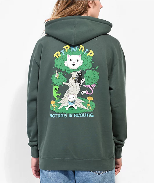 RIPNDIP Adventure Club Green Hoodie