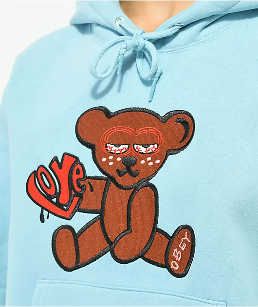 15947-obey-mellow-teddy-embroidered-blue-hoodie-3.webp Obey Mellow Teddy Embroidered Blue Hoodie