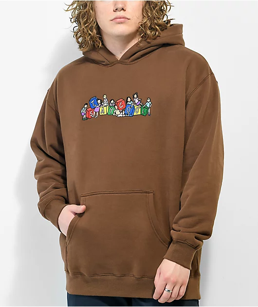 Staycoolnyc Elementary Brown Hoodie