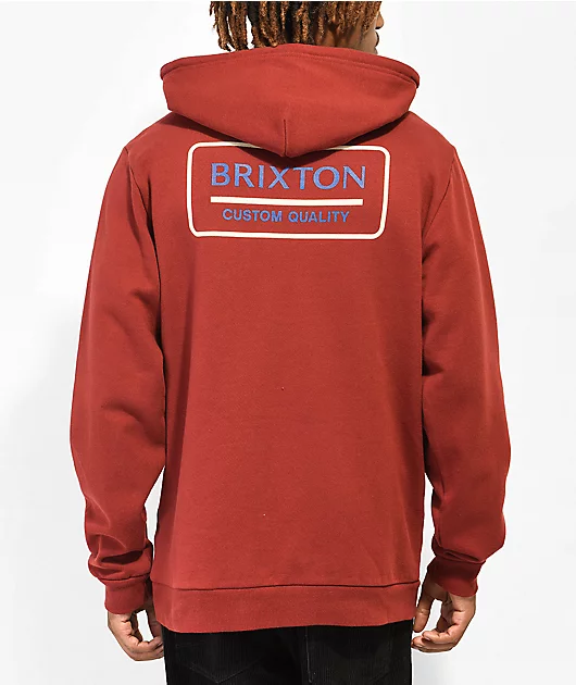 Brixton Palmer Proper Cardinal Red Hoodie