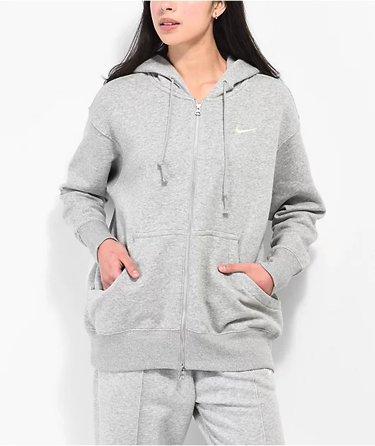 Nike Sportswear Phoenix Grey Zip Hoodie