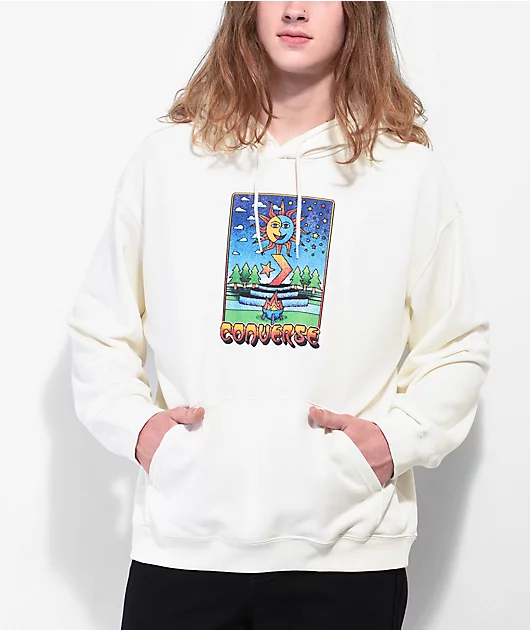 Converse Day Night Campfire Natural Hoodie