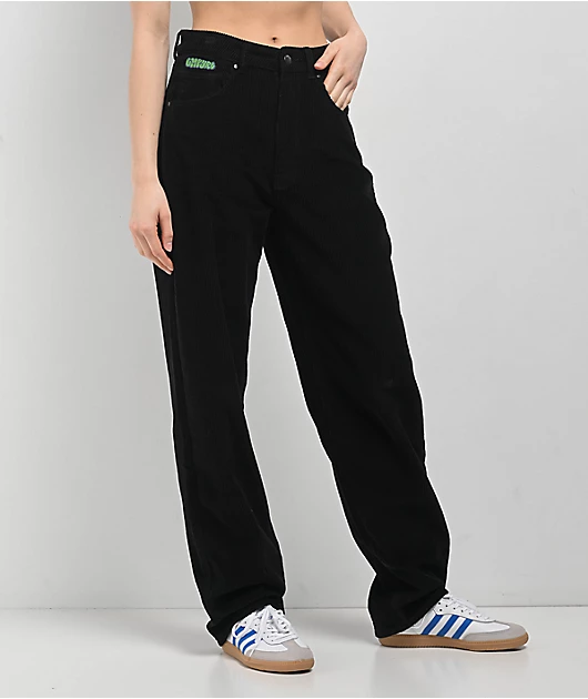 Empyre Tori 90s Black Corduroy Skate Pants