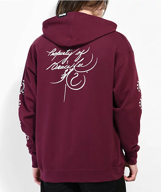 16204-dgk-x-bruce-lee-like-echo-burgundy-hoodie-2.webp DGK x Bruce Lee Like Echo Burgundy Hoodie