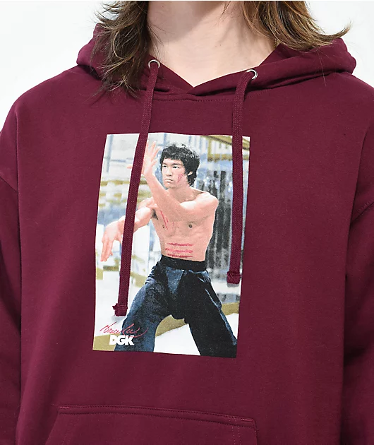 16204-dgk-x-bruce-lee-like-echo-burgundy-hoodie-3.webp DGK x Bruce Lee Like Echo Burgundy Hoodie