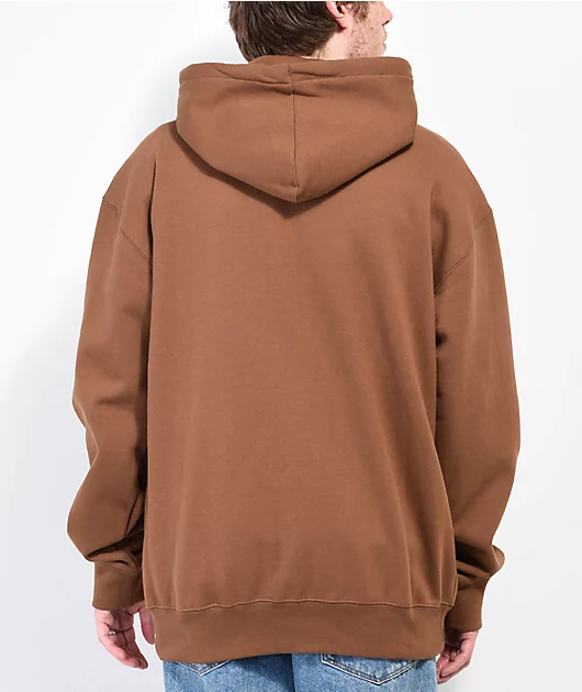 Empyre Sidebar Brown Zip Hoodie