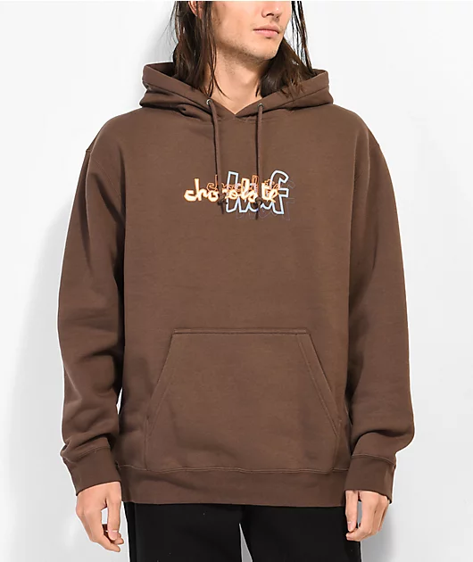HUF x Chocolate Carson Brown Hoodie