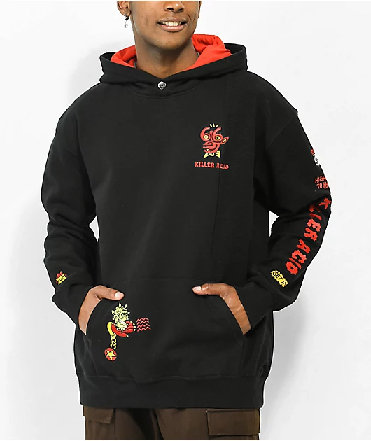 Killer Acid Route 666 Black Hoodie