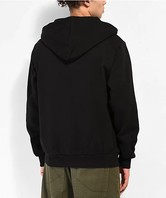 Welcome Cinder Black Zip Hoodie