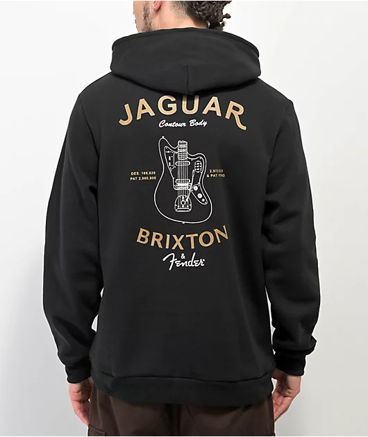 Brixton x Fender Claws Black Hoodie