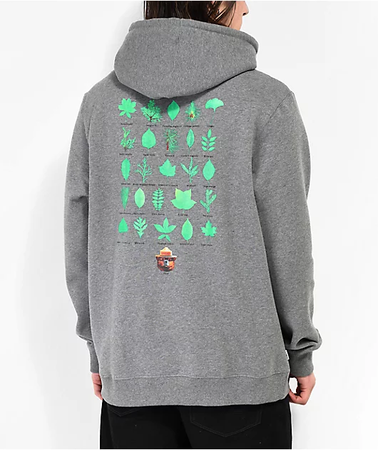 Element x Smokey Bear Stately Pleasures Grey Hoodie