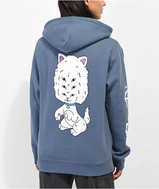 RIPNDIP Big Head Storm Blue Hoodie