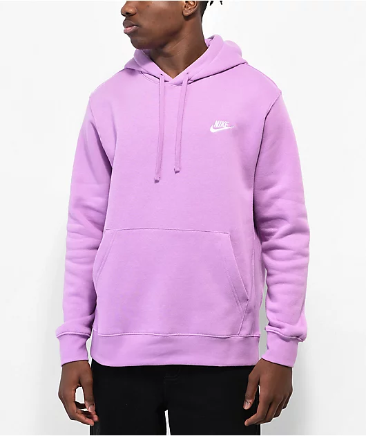 Nike Sportswear Club Fleece Violet Hoodie