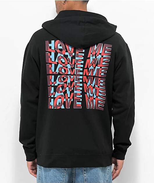 Empyre Love Hate Black Zip Hoodie
