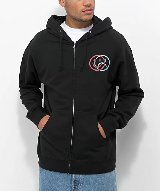 Empyre Love Hate Black Zip Hoodie