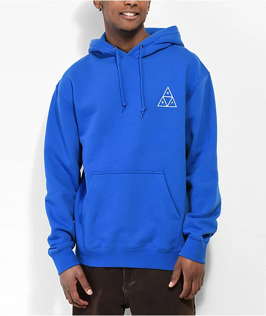 17285-huf-essentials-triple-triangle-blue-hoodie-2.webp HUF Essentials Triple Triangle Blue Hoodie