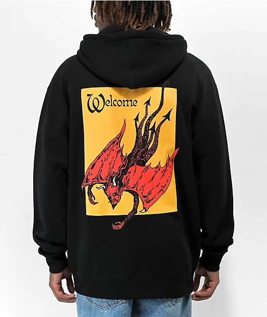 Welcome Unholy Diver Black Zip Hoodie