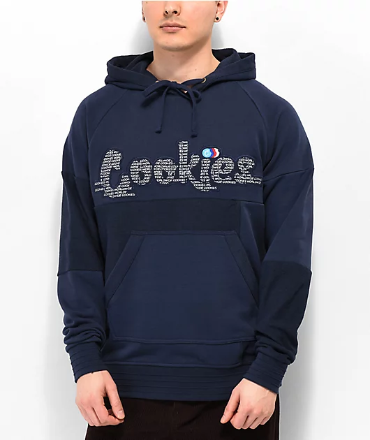Cookies Back To Back Navy Blue Hoodie