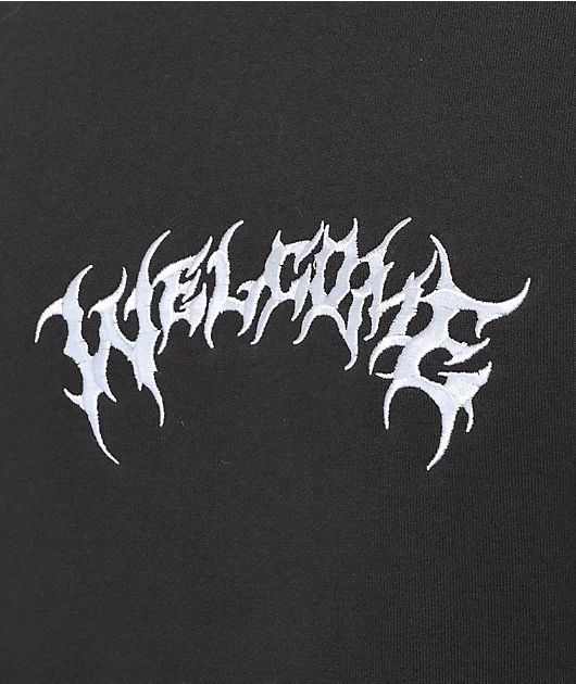 Welcome Barb Black Crewneck Sweatshirt