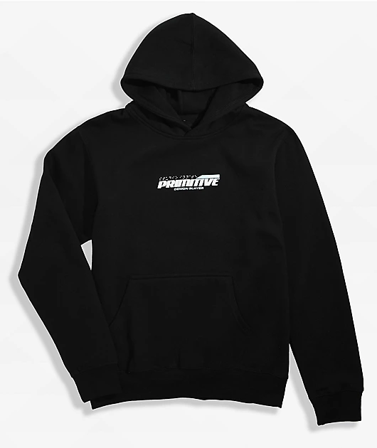 Primitive x Demon Slayer Kids Corp Black Hoodie