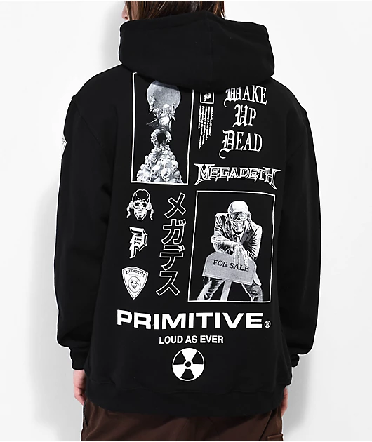 Primitive x Megadeth Loud Black Hoodie